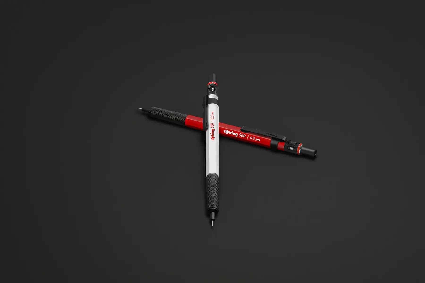 Crossed pens – rOtring 500