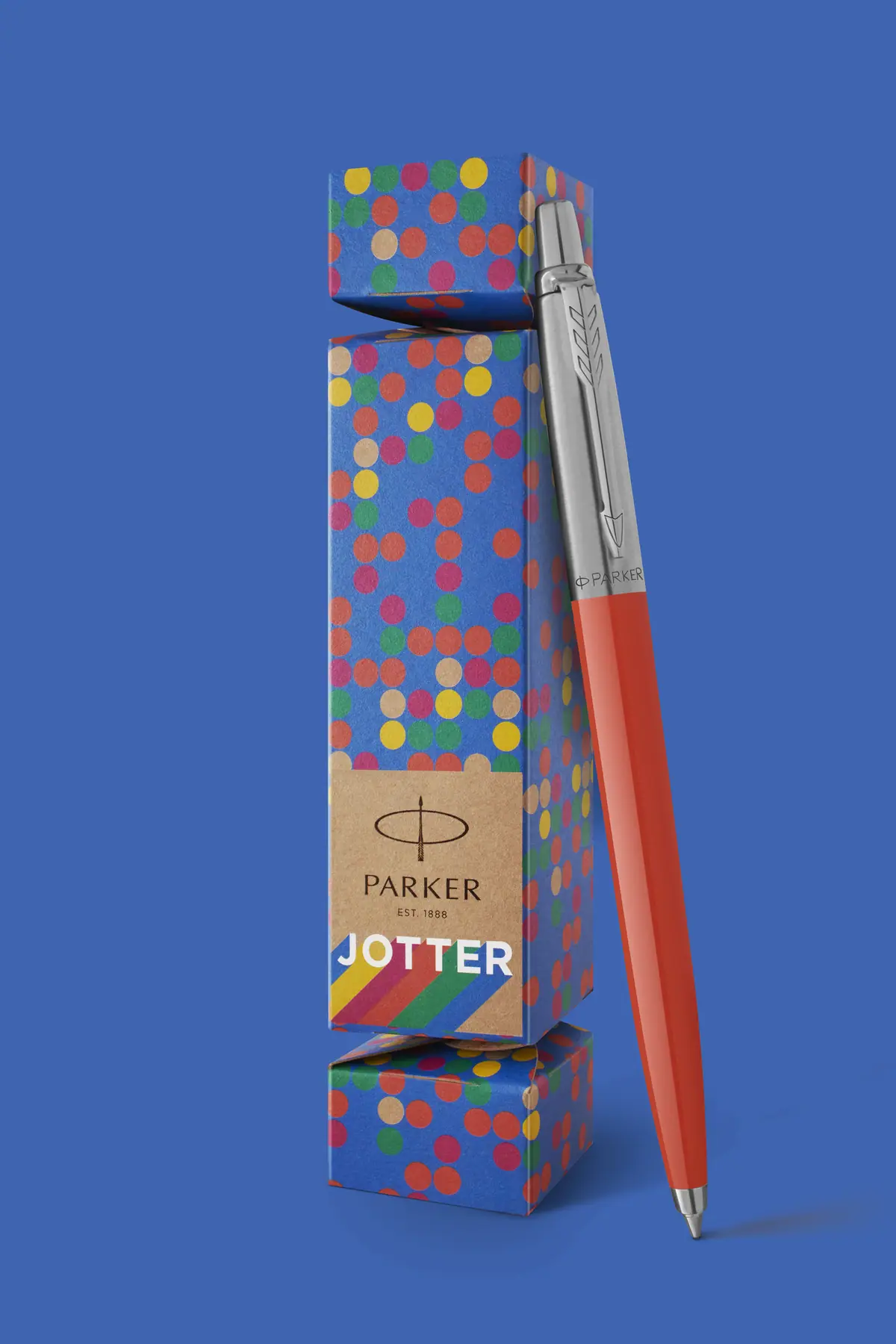Blue box – Parker Jotter – Cracker Box